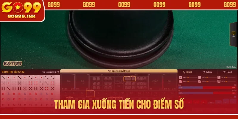 Tham gia xuống tiền cho điểm số