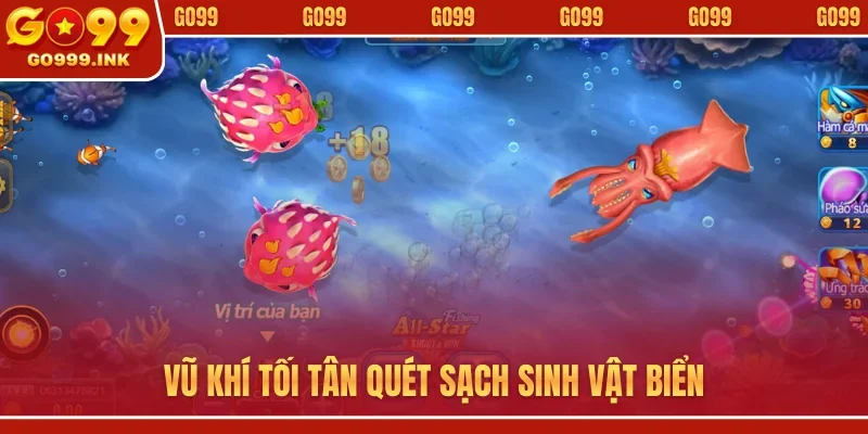 Vũ khí tối tân quét sạch sinh vật biển